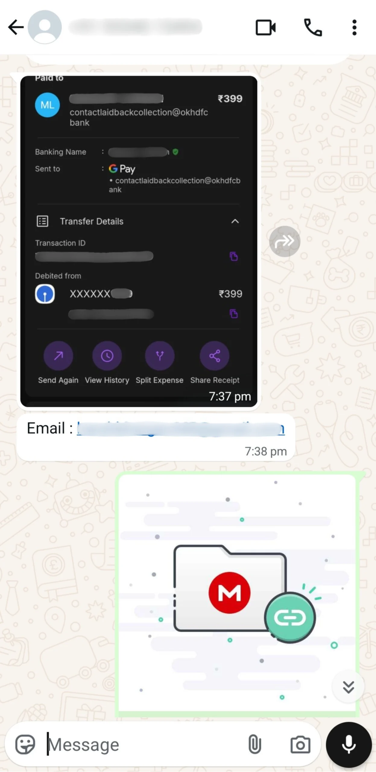 Payment Proof 1