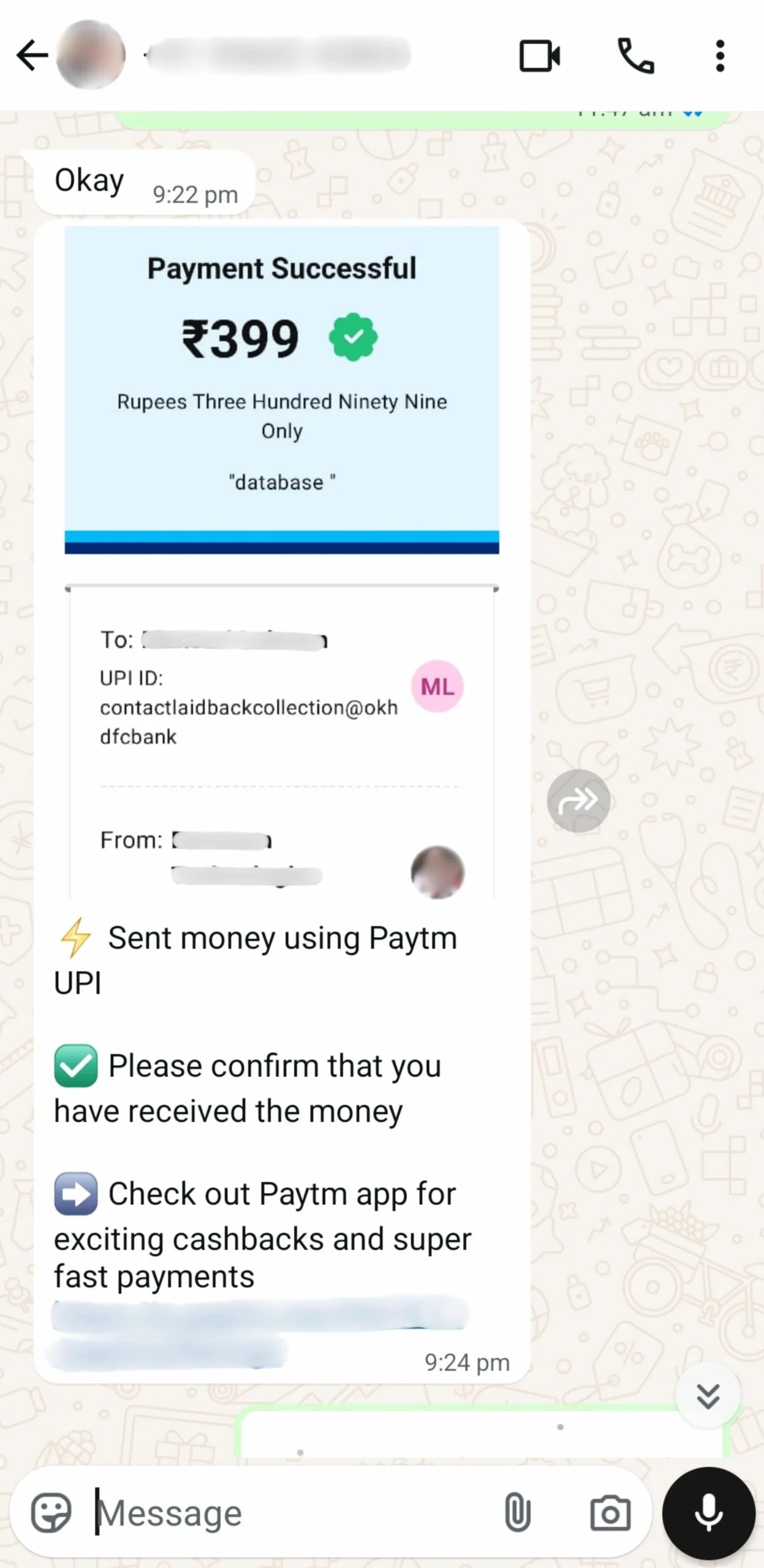 Payment Proof 3
